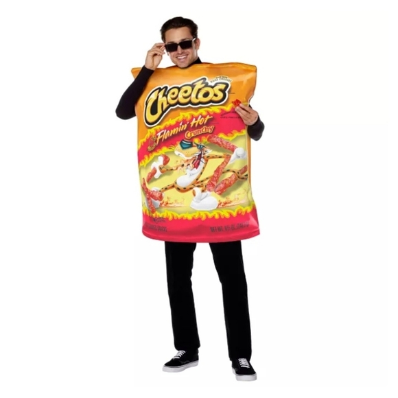 Spirit Halloween New Flamin' Hot Cheetos Adult Costume - Picture 1 of 8